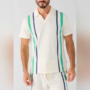 SOL ANGELES Melrose Terry Polo Men's L